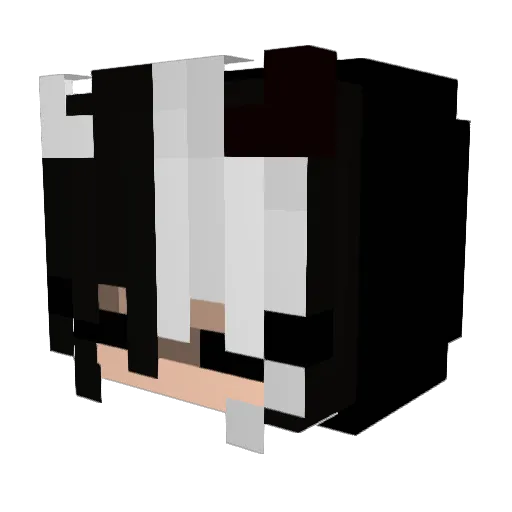 SyxCombey Minecraft avatar head, 3D render