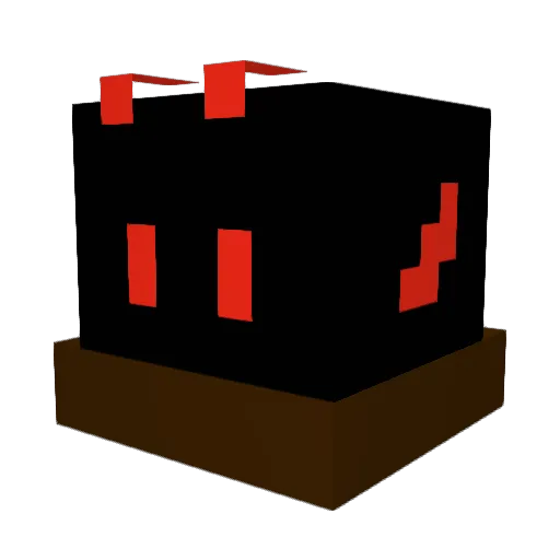 Syxonenine Minecraft avatar head, 3D render