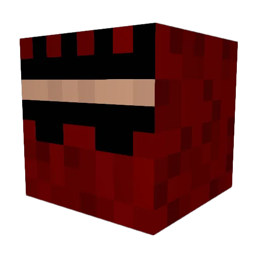 SyzeeG Minecraft avatar head, 3D render