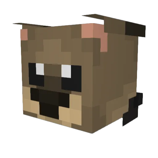 SzBalazs Minecraft avatar head, 3D render