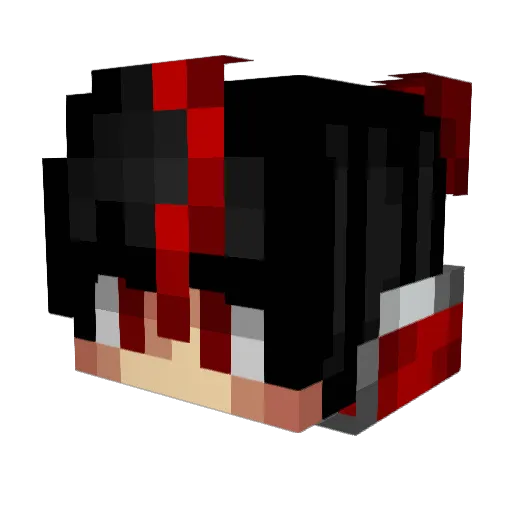 SzTqu Minecraft avatar head, 3D render