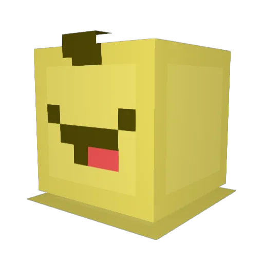 Sz_Ako Minecraft avatar head, 3D render