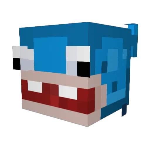 Szabber_ Minecraft avatar head, 3D render