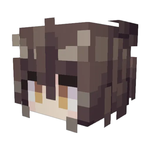 Szad233 Minecraft avatar head, 3D render