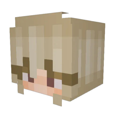 Szaga666 Minecraft avatar head, 3D render