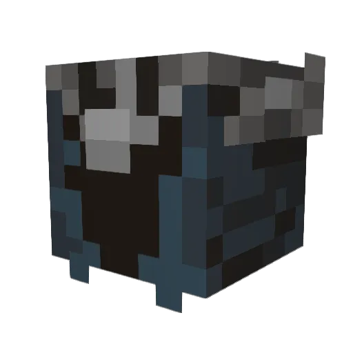 Szal Minecraft avatar head, 3D render