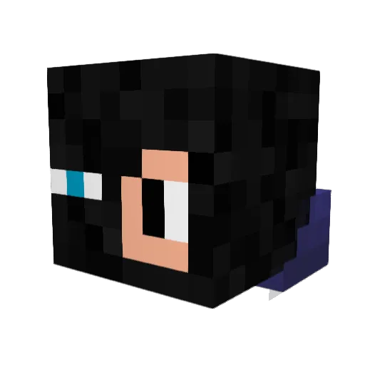 SzaronMaSkrypta Minecraft avatar head, 3D render