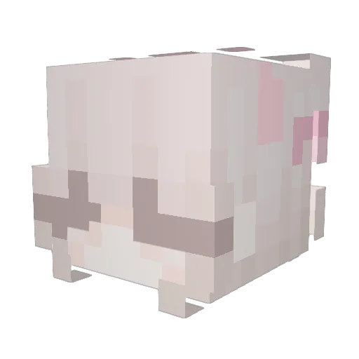 Szarpen Minecraft avatar head, 3D render