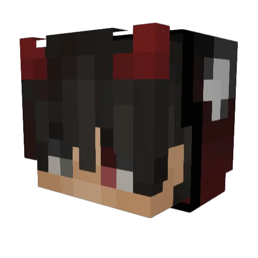 Szatan111 Minecraft avatar head, 3D render
