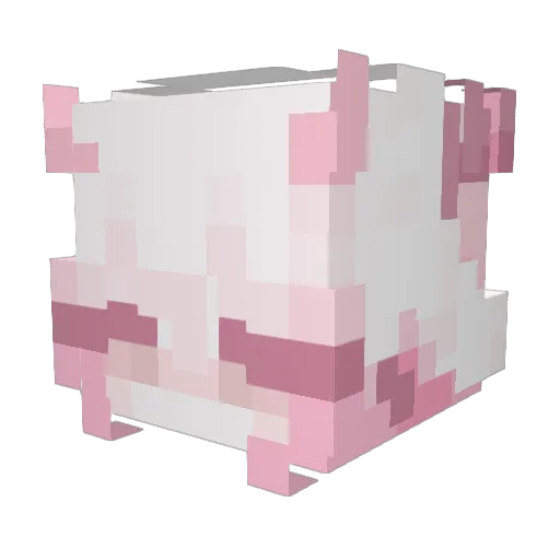 Szatanekk Minecraft avatar head, 3D render