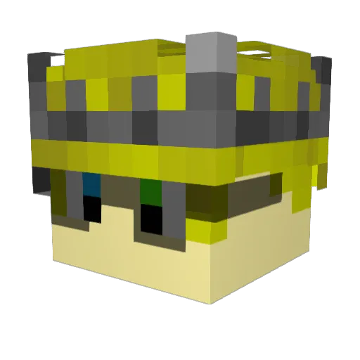 SzefAdas Minecraft avatar head, 3D render