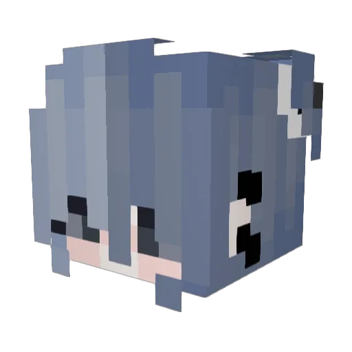 Szeparttt Minecraft avatar head, 3D render