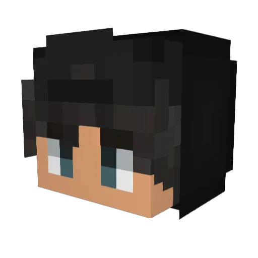 Szhizer Minecraft avatar head, 3D render