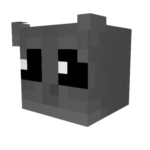 Szmalczyk Minecraft avatar head, 3D render