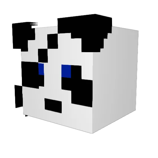 Szmucki Minecraft avatar head, 3D render