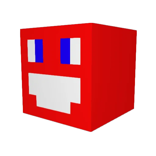 Szo_Men Minecraft avatar head, 3D render