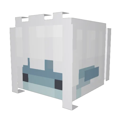 Szonii Minecraft avatar head, 3D render