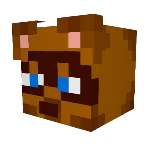 Szopkiller Minecraft avatar head, 3D render