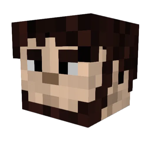 Szot43 Minecraft avatar head, 3D render