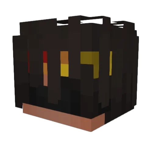 Szpanko Minecraft avatar head, 3D render