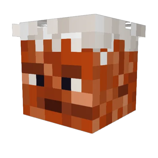 Szucii Minecraft avatar head, 3D render