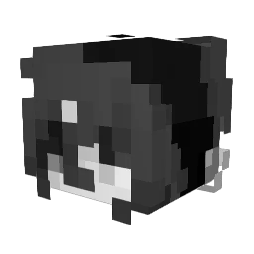 SzumZz Minecraft avatar head, 3D render