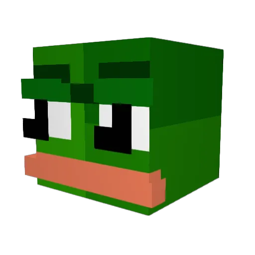 Szybson Minecraft avatar head, 3D render