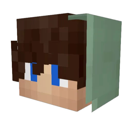 Szycha2008 Minecraft avatar head, 3D render