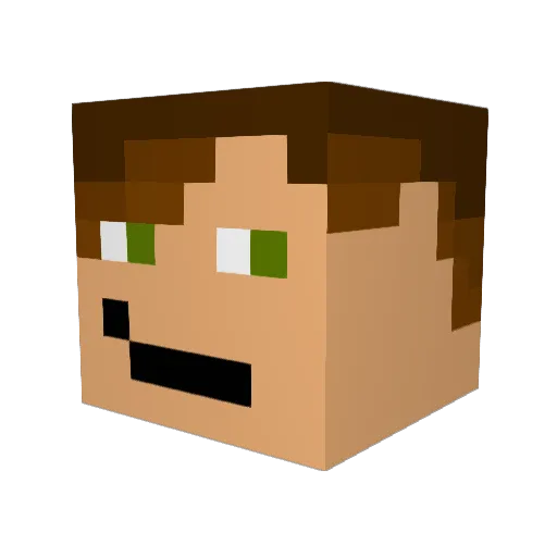 Szymix2471 Minecraft avatar head, 3D render