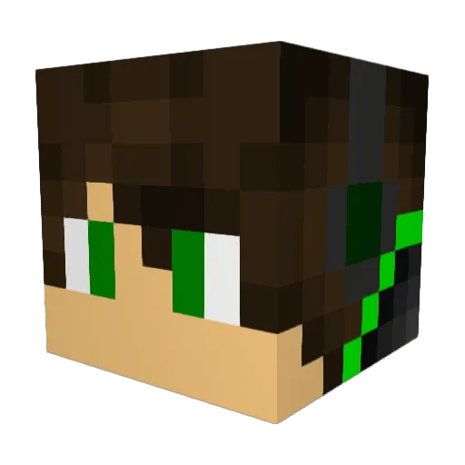 Szymka1337 Minecraft avatar head, 3D render