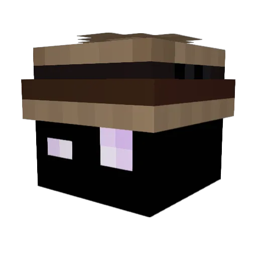 SzymkoJa Minecraft avatar head, 3D render