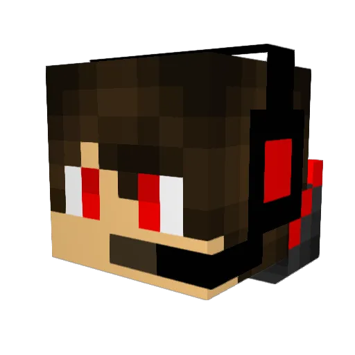Szymon2kk Minecraft avatar head, 3D render