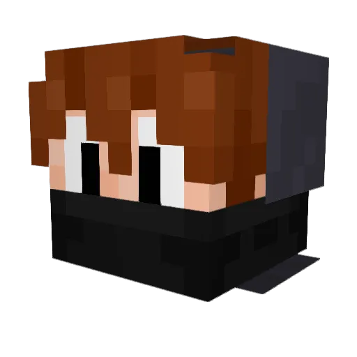 Szymonke_ Minecraft avatar head, 3D render