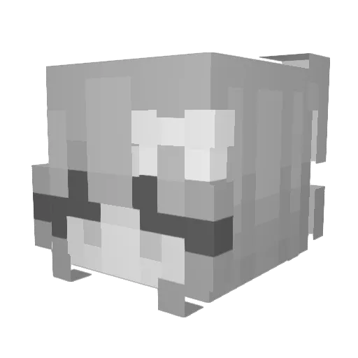 Szynkor Minecraft avatar head, 3D render