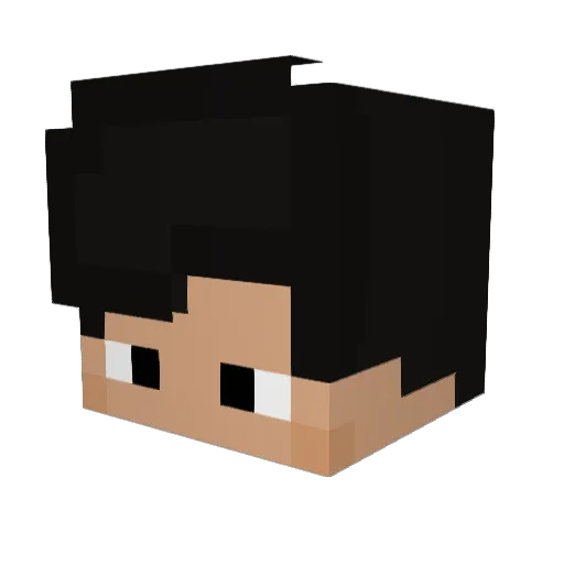 T00Bad1tsMe Minecraft avatar head, 3D render