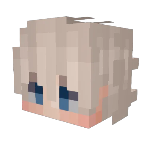 T00THINGZ Minecraft avatar head, 3D render