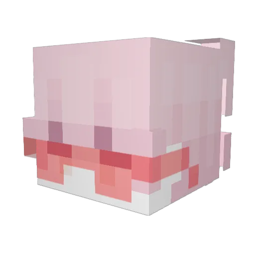 T00TSys Minecraft avatar head, 3D render