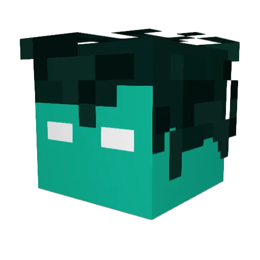 T05Tiger Minecraft avatar head, 3D render