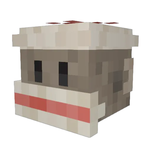T0BIASlol Minecraft avatar head, 3D render
