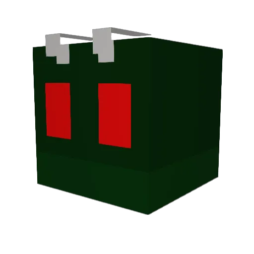 T0KUZ0 Minecraft avatar head, 3D render