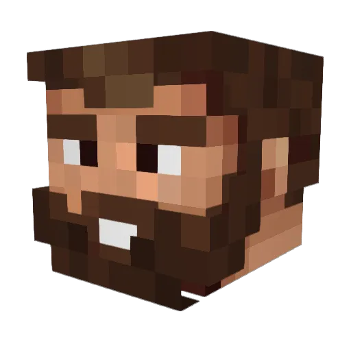 T0NE Minecraft avatar head, 3D render