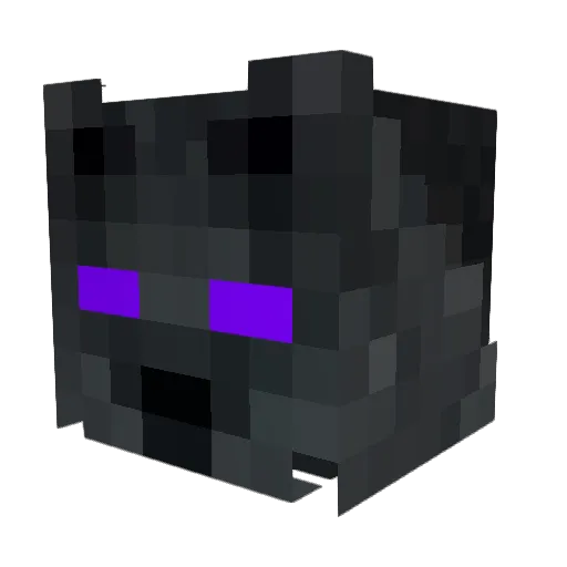 T0OK Minecraft avatar head, 3D render