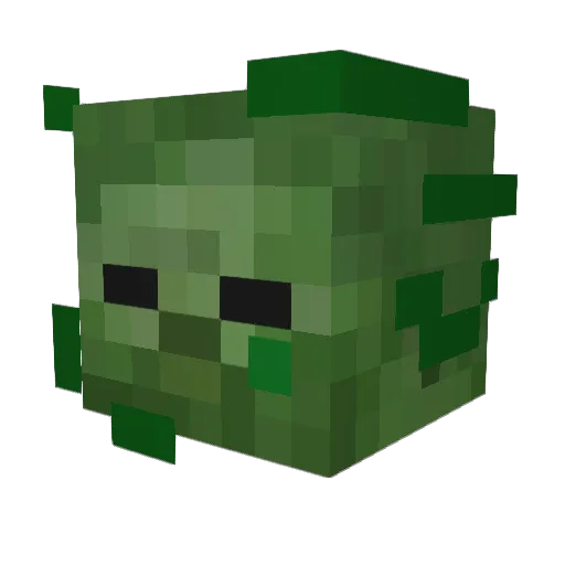 T0RM3NT4L Minecraft avatar head, 3D render