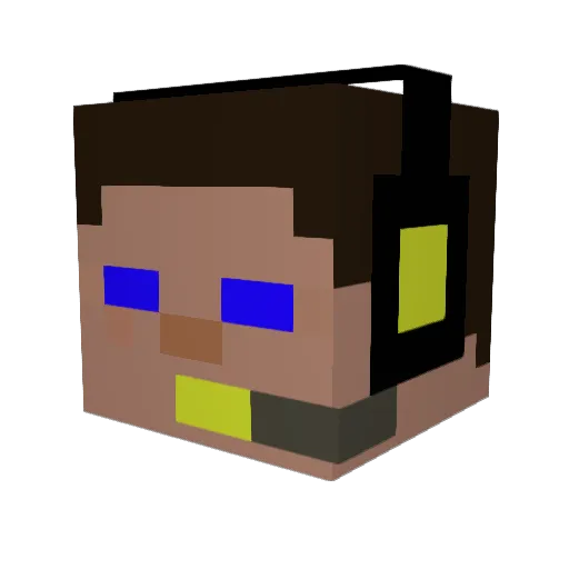 T0VARISCHDIAM0ND Minecraft avatar head, 3D render
