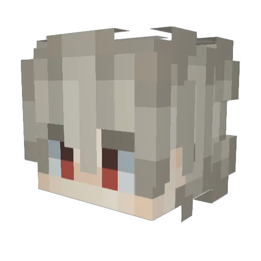 T0X1C14 Minecraft avatar head, 3D render