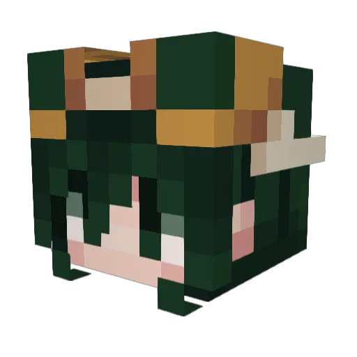 T0asty_T0ast10 Minecraft avatar head, 3D render