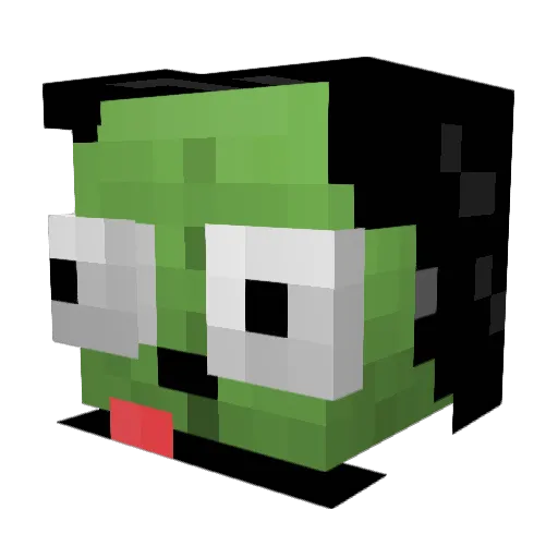 T0m_Joyz Minecraft avatar head, 3D render