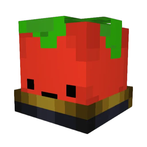 T0matoSk Minecraft avatar head, 3D render