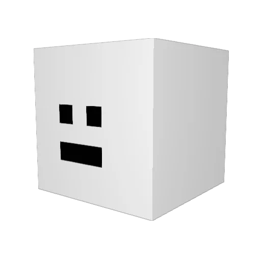 T0mmay Minecraft avatar head, 3D render