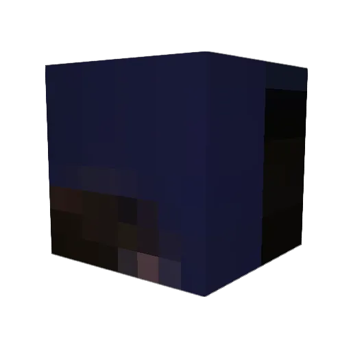 T0mpuppy Minecraft avatar head, 3D render